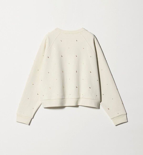 BEAUTY&YOUTH UNITED ARROWS「コットン裏毛 ラインストーン スウェットプルオーバー」|スウェット・ジャージ|