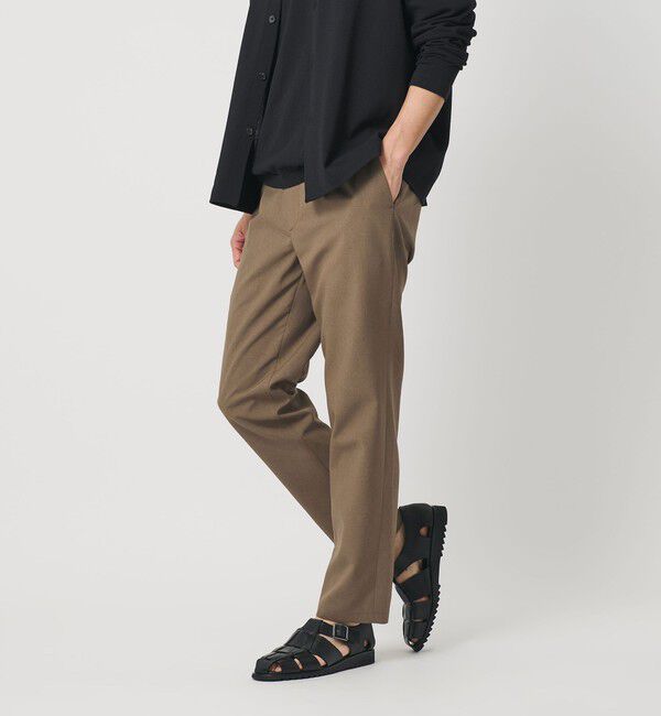 BEAUTY&YOUTH UNITED ARROWS「東レ/TORAY ナノデザイン イージースラックス NO.3 ウォッシャブル セットアップ対応可能」|チノ|BEIGE