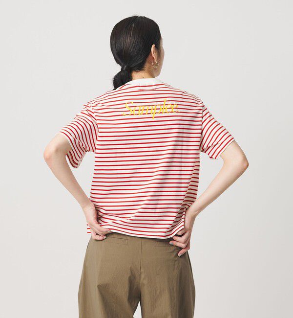 BEAUTY&YOUTH UNITED ARROWS「【別注】＜Samplee＞ボーダー ショートスリーブTシャツ」|Tシャツ・カットソー|