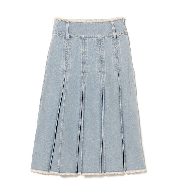 Ray BEAMS 「デニム タック ミディアム スカート」|スカート|