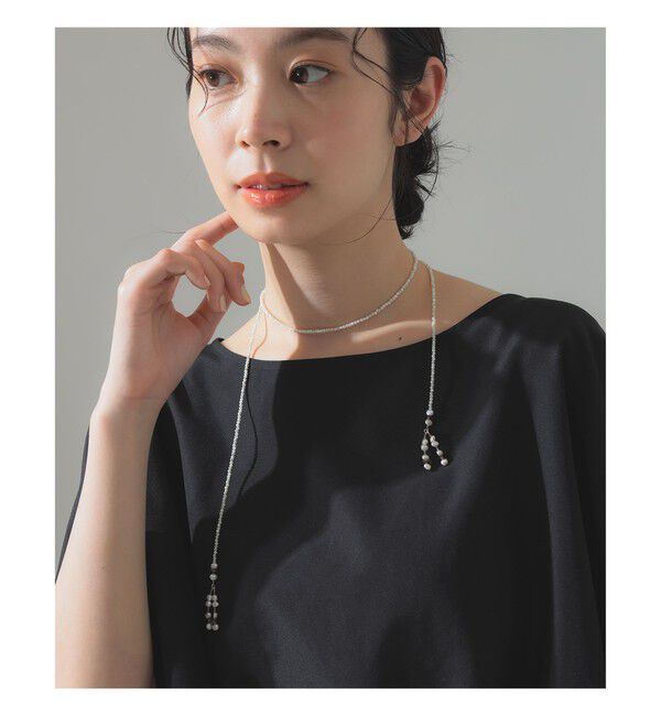 Demi-Luxe BEAMS 「les bon bon / フリンジ ラリエット」|その他|WHITE