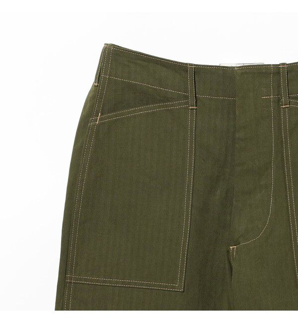 BEAMSBOY「BUZZ RICKSON'S / U.S. MARINE CORPS M-1941 HERRINGBONE PANTS SHORT LENGTH」|チノ|