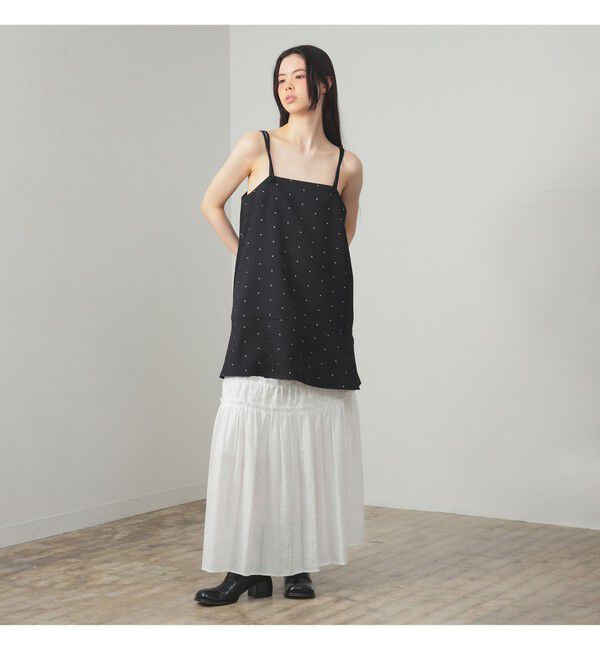 Ray BEAMS 「レース キリカエ ティアード スカート」|スカート|