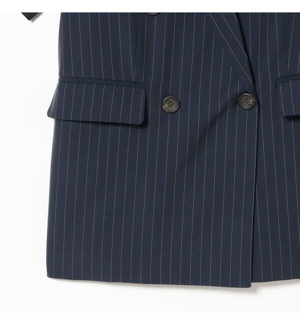 Ray BEAMS 「ラペル ドット ハーフスリーブ ジャケット」|テーラードジャケット|