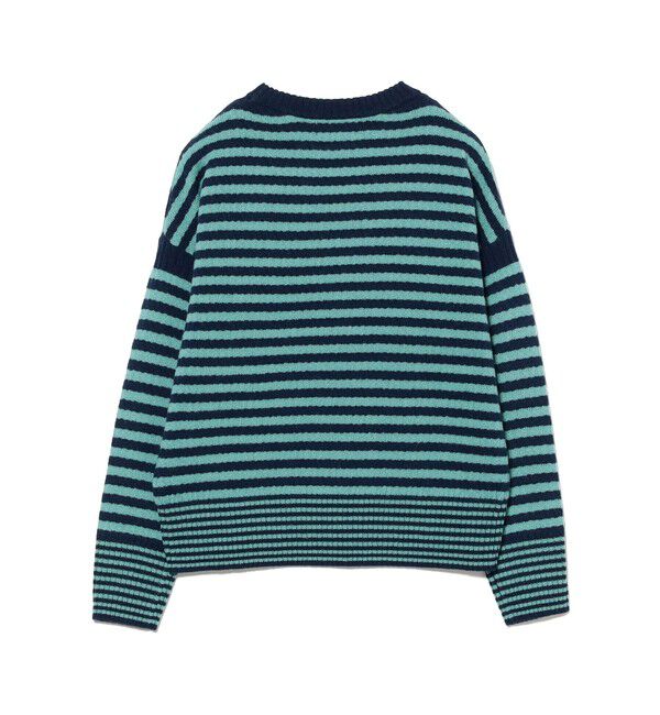 BEAMSBOY「7ゲージ ボーダー クルー ニット」|ニット・セーター|