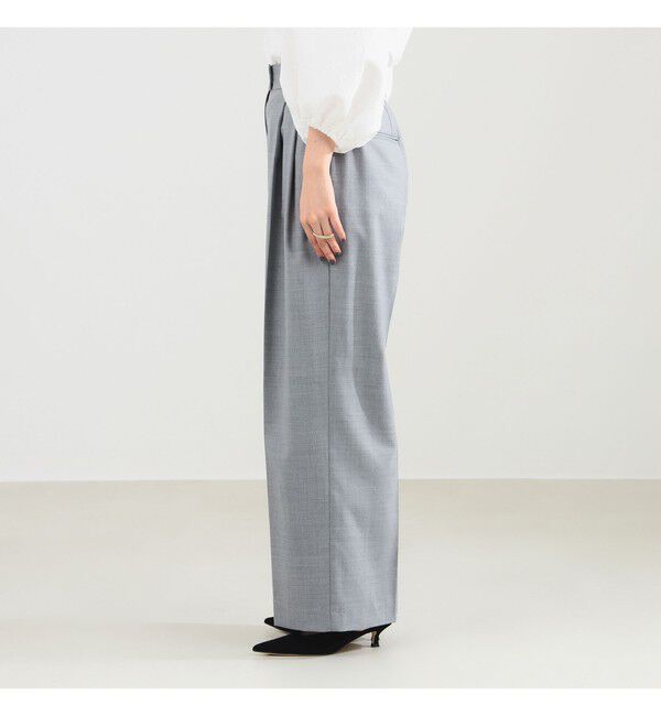 Demi-Luxe BEAMS 「エディター東原妙子 &times; Demi-Luxe BEAMS / ツイル イージー ストレート パンツ」|チノ|