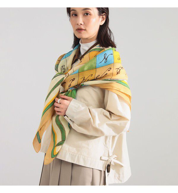 Demi-Luxe BEAMS 「ｍanipuri / クロスワード ストール」|ストール|