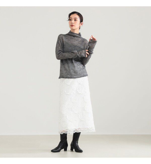 Demi-Luxe BEAMS 「モヘヤ オフ タートル プルオーバー」|ニット・セーター|