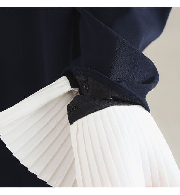 Demi-Luxe BEAMS 「プリーツカフス ワンピース＊」|ワンピース|