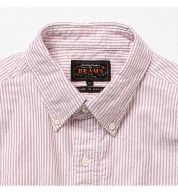 BEAMS PLUS「BEAMS PLUS / オックスフォード ストライプ ボタンダウン シャツ」|シャツ・ブラウス|