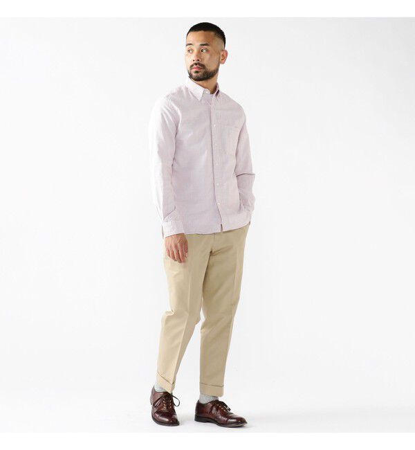 BEAMS PLUS「BEAMS PLUS / オックスフォード ストライプ ボタンダウン シャツ」|シャツ・ブラウス|