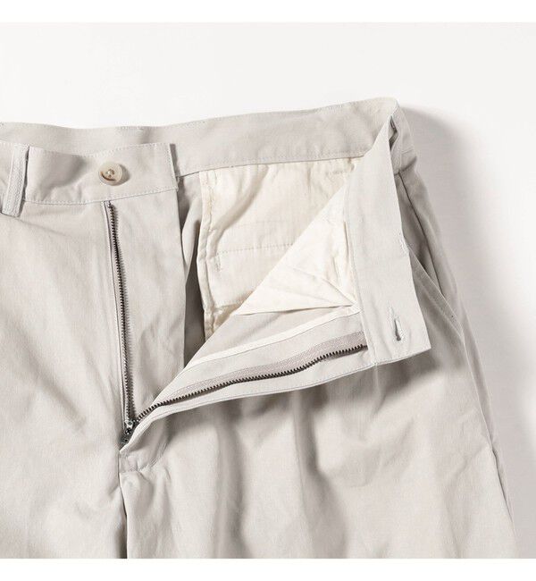 BEAMS PLUS「バイオウォッシュ 2プリーツ トラウザーズ」|チノ|