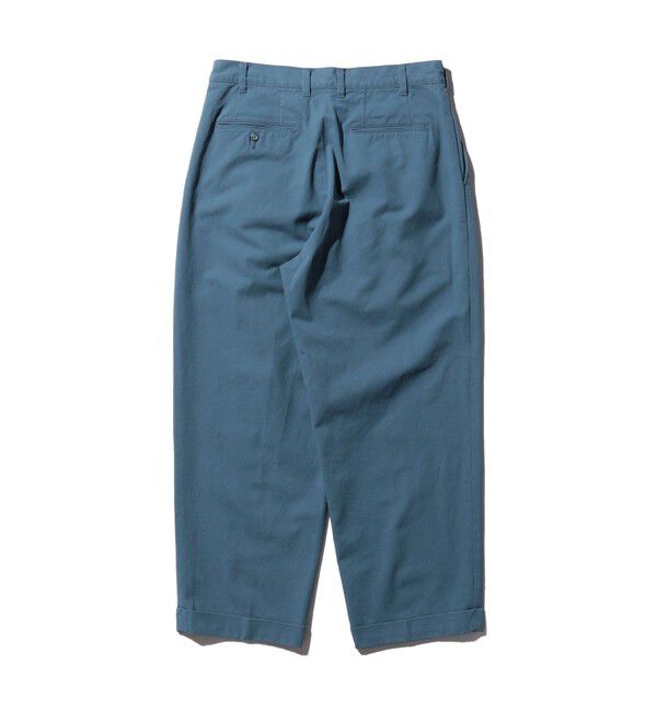 BEAMS PLUS「バイオウォッシュ 2プリーツ トラウザーズ」|チノ|