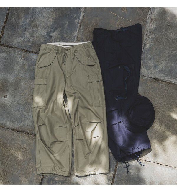BEAMS PLUS「MIL Over 6 Pockets 120/3 NYCO Oxford」|チノ|