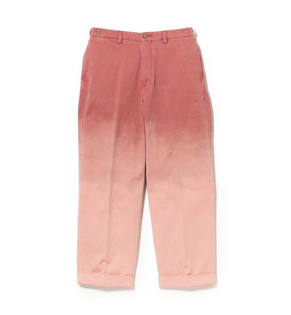 BEAMS PLUS「IVY Trousers Wide Twill Gradation Print」|チノ|