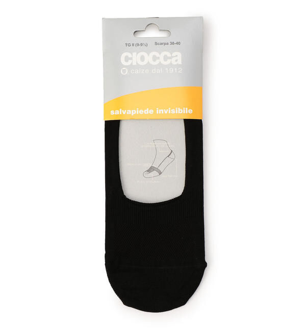 SHIPS「CIOCCA: インビザブル ローファー(シューズイン)ソックス」|ソックス|ブラック