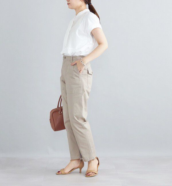 SHIPS for women「【WEB限定】ストレッチ ベーシック ベイカー パンツ」|その他|