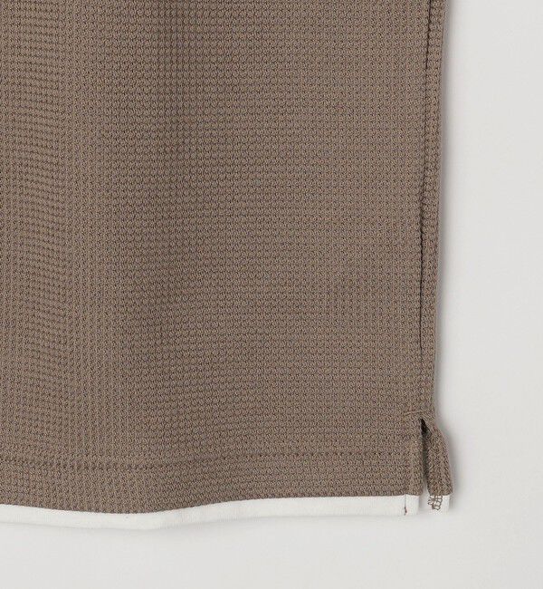 SHIPS any「SHIPS any: パールワッフル フェイクレイヤード Tシャツ (ロンT)◇」|Tシャツ・カットソー|