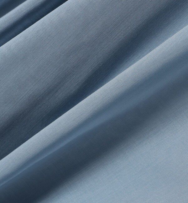 SHIPS for women「〈手洗い可能〉フリルカラー シアー ソリッド ブラウス」|シャツ・ブラウス|