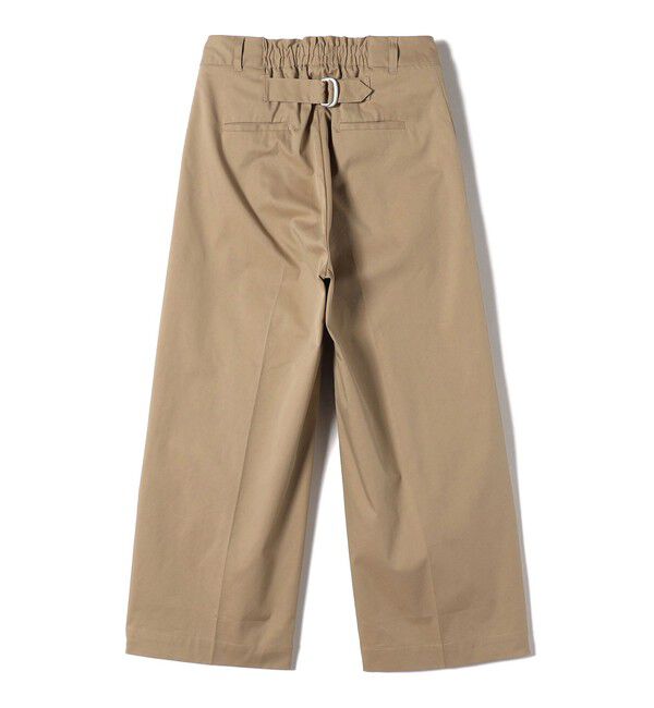 SHIPS for women「SHIPS Primary Navy Label:〈洗濯機可能〉ワンタック ワイド チノパン」|チノ|