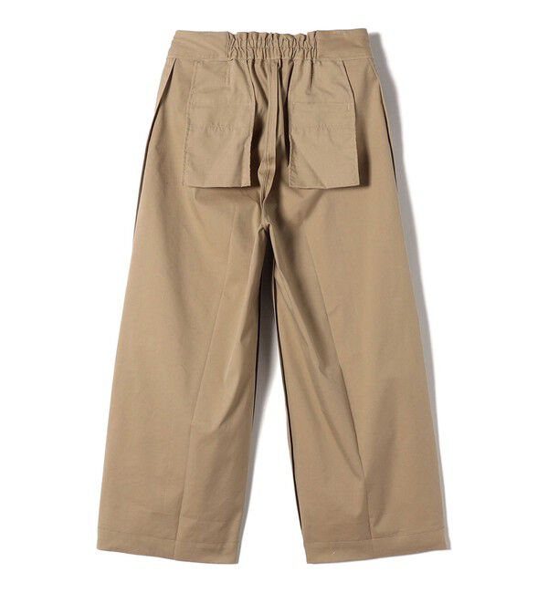 SHIPS for women「SHIPS Primary Navy Label:〈洗濯機可能〉ワンタック ワイド チノパン」|チノ|