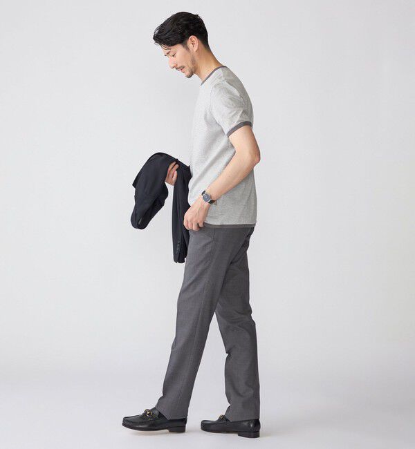 SHIPS「SHIPS: バーズアイ クルーネック Tシャツ」|Tシャツ・カットソー|