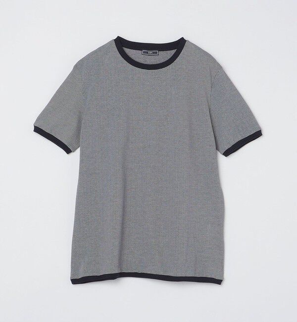 SHIPS「SHIPS: バーズアイ クルーネック Tシャツ」|Tシャツ・カットソー|ネイビー