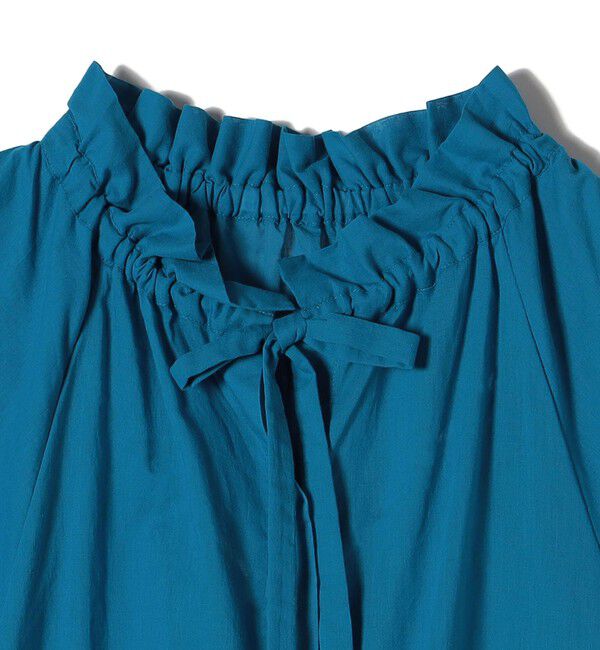 SHIPS for women「〈手洗い可能〉コットンボイル ネックギャザー ボウタイ ブラウス」|シャツ・ブラウス|