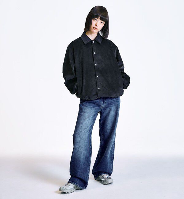 SHIPS「City Ambient Products: コーデュロイ コーチ ジャケット」|ブルゾン・スタジャン|