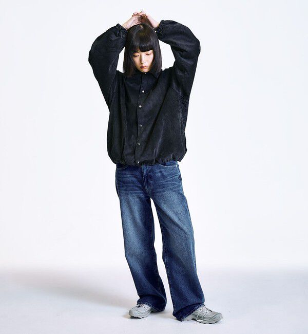 SHIPS「City Ambient Products: コーデュロイ コーチ ジャケット」|ブルゾン・スタジャン|