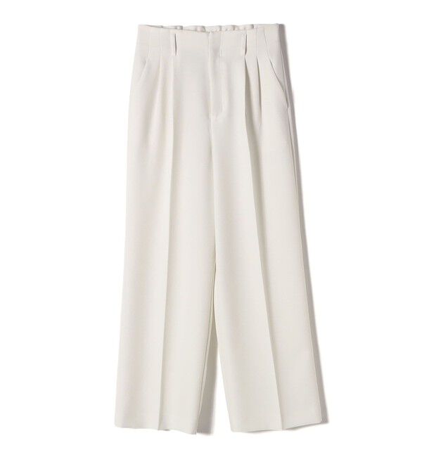 SHIPS for women「〈手洗い可能〉シャーク ツイード タック パンツ」|その他|