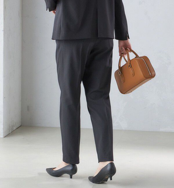 SHIPS for women「〈手洗い可能〉ツイル ストレッチ パンツ（セットアップ対応）」|スラックス|