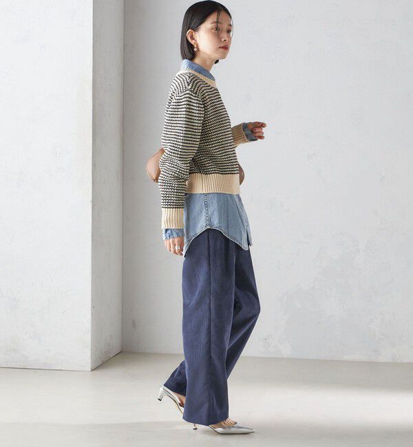 SHIPS for women「〈洗濯機可能〉コーデュロイ 2タック パンツ」|その他|