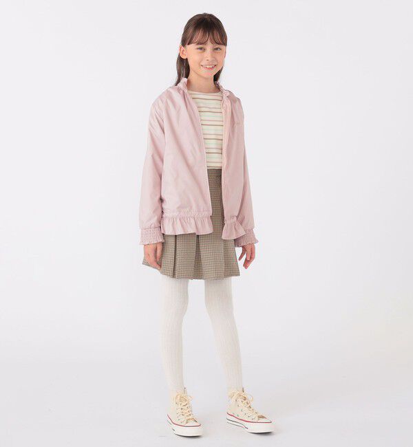 SHIPS KIDS「SHIPS KIDS:140～150cm / 〈撥水〉 フリル パーカー」|その他|