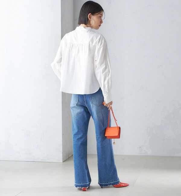 SHIPS for women「〈手洗い可能〉ブロード ボウタイ ブラウス」|シャツ・ブラウス|