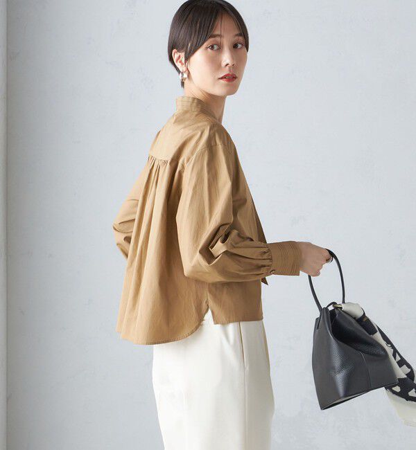 SHIPS for women「〈手洗い可能〉ブロード ボウタイ ブラウス」|シャツ・ブラウス|