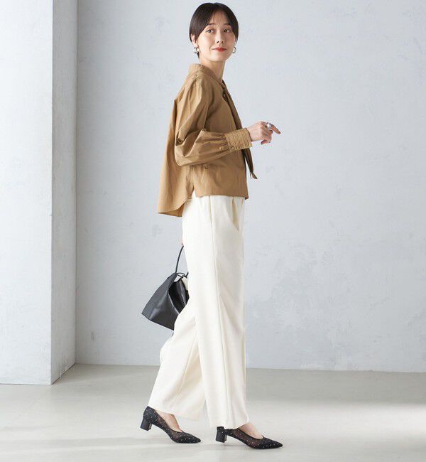 SHIPS for women「〈手洗い可能〉ブロード ボウタイ ブラウス」|シャツ・ブラウス|