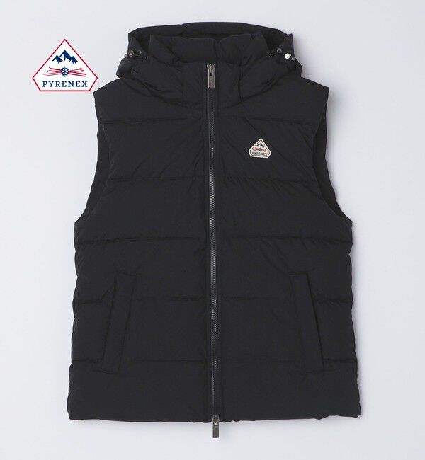 SHIPS「PYRENEX: SPOUTNIC MINI RIPSTOP 2 VEST」|ダウンベスト・ベスト|ブラック