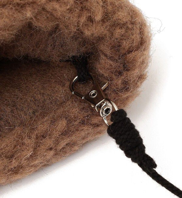 SHIPS any「【SHIPS any別注】Mouflon Mouflon: ストラップ付き ボア ミトン」|手袋|