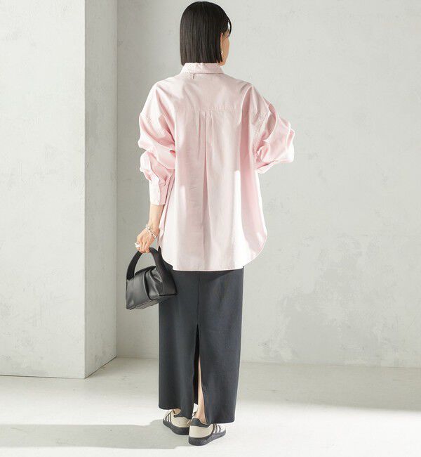 SHIPS for women「〈洗濯機可能〉ピン オックス 刺繍 シャツ」|シャツ・ブラウス|