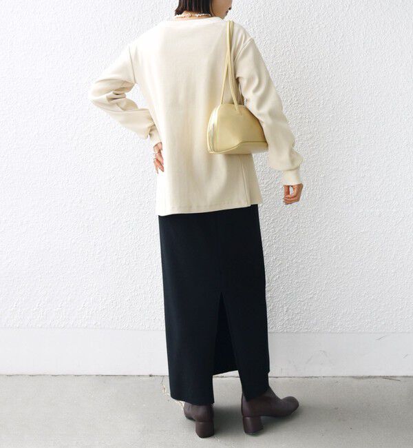 SHIPS for women「【WEB限定】〈手洗い可能〉ベア テレコ ミドル カーディガン」|カーディガン|