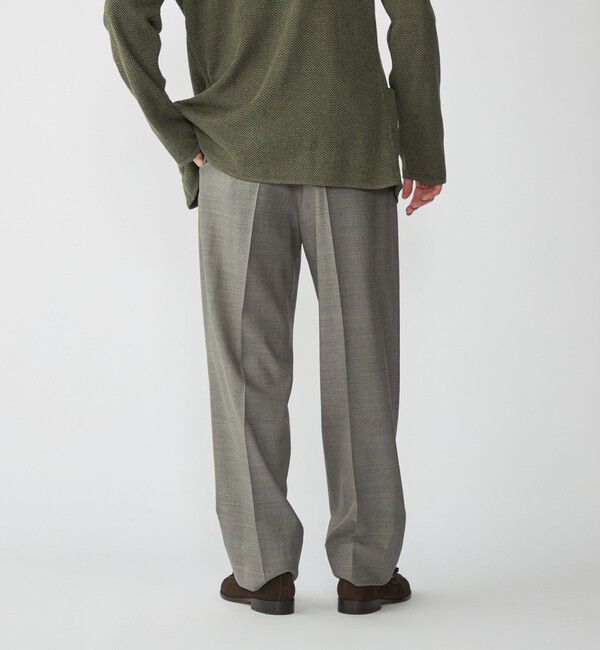 SHIPS「BERNARD ZINS: WALLIS トロピカル ソリッド スラックス」|スラックス|