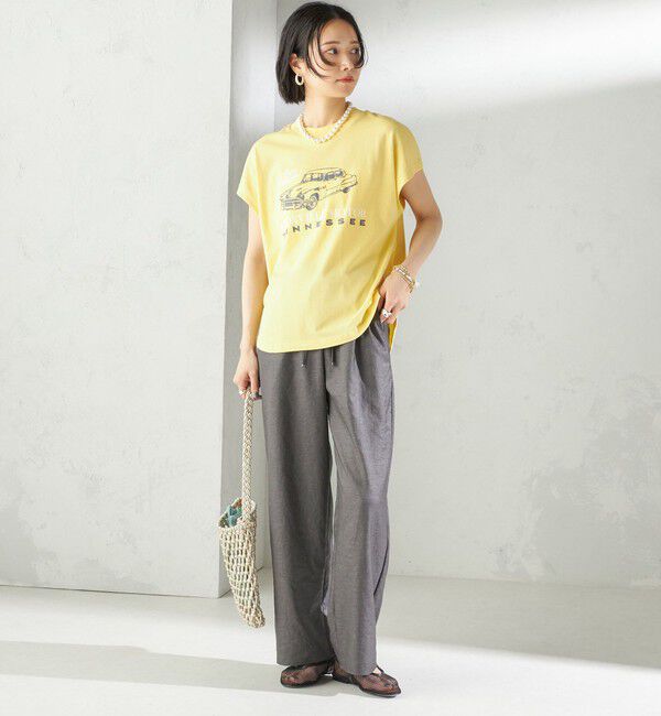 SHIPS for women「【SHIPS別注】TENNESSEE:フレンチ スリーブ プルオーバー」|タンクトップ|