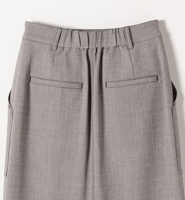 quaranciel「quaranciel:〈洗濯機可能〉ウーステッド ステッチ Iライン ロング スカート」|スカート|