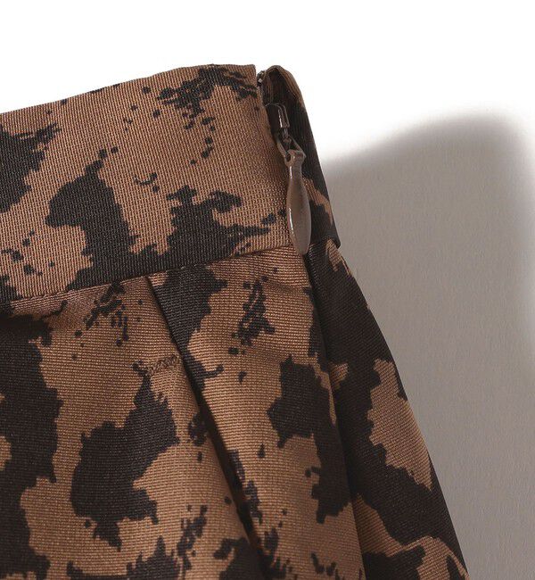 SHIPS for women「〈手洗い可能〉タフタ タック フレア スカート」|スカート|