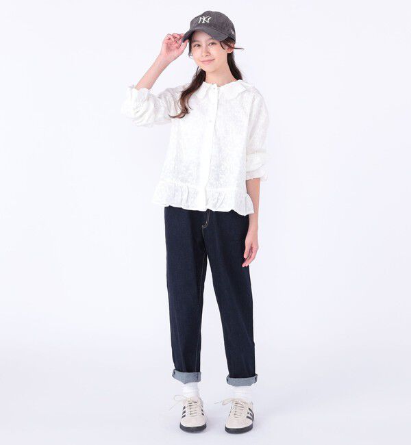 SHIPS KIDS「SHIPS KIDS:140～160cm /ヴィンテージ ライク インディゴ デニム パンツ」|デニム|