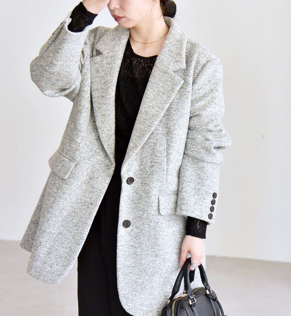 quaranciel「quaranciel: スライバー オーバー テーラード ジャケット コート」|その他|