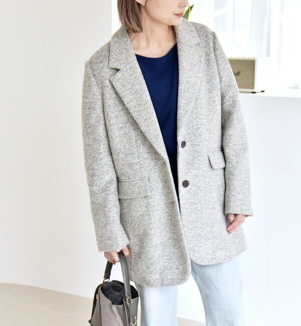 quaranciel「quaranciel: スライバー オーバー テーラード ジャケット コート」|その他|