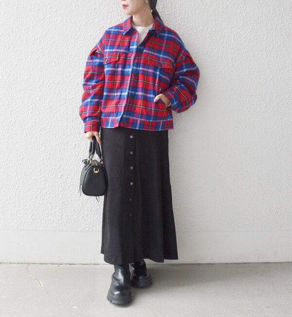 SHIPS any「SHIPS any:〈手洗い可能〉タータン チェック キルティング シャツ ジャケット」|ブルゾン・スタジャン|