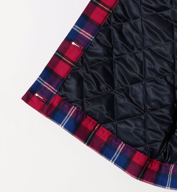 SHIPS any「SHIPS any:〈手洗い可能〉タータン チェック キルティング シャツ ジャケット」|ブルゾン・スタジャン|